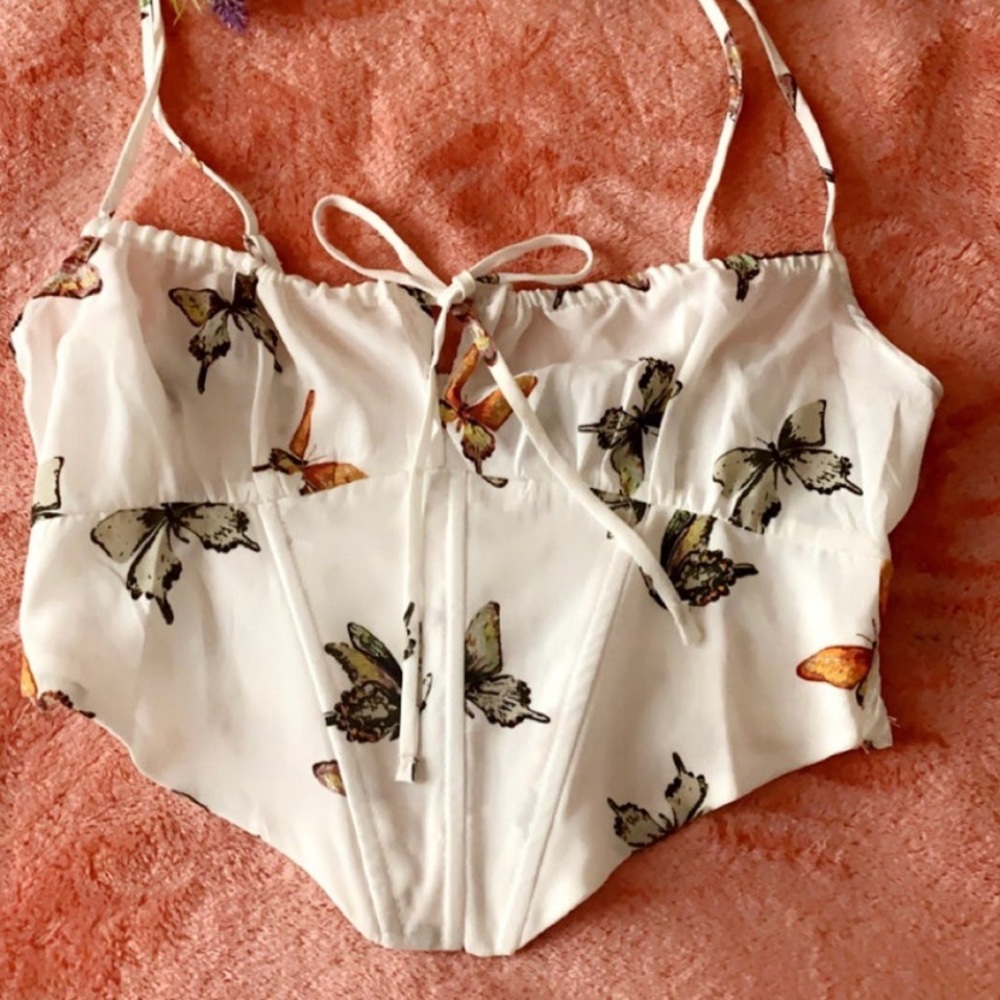 Mini Butterfly Crop Top